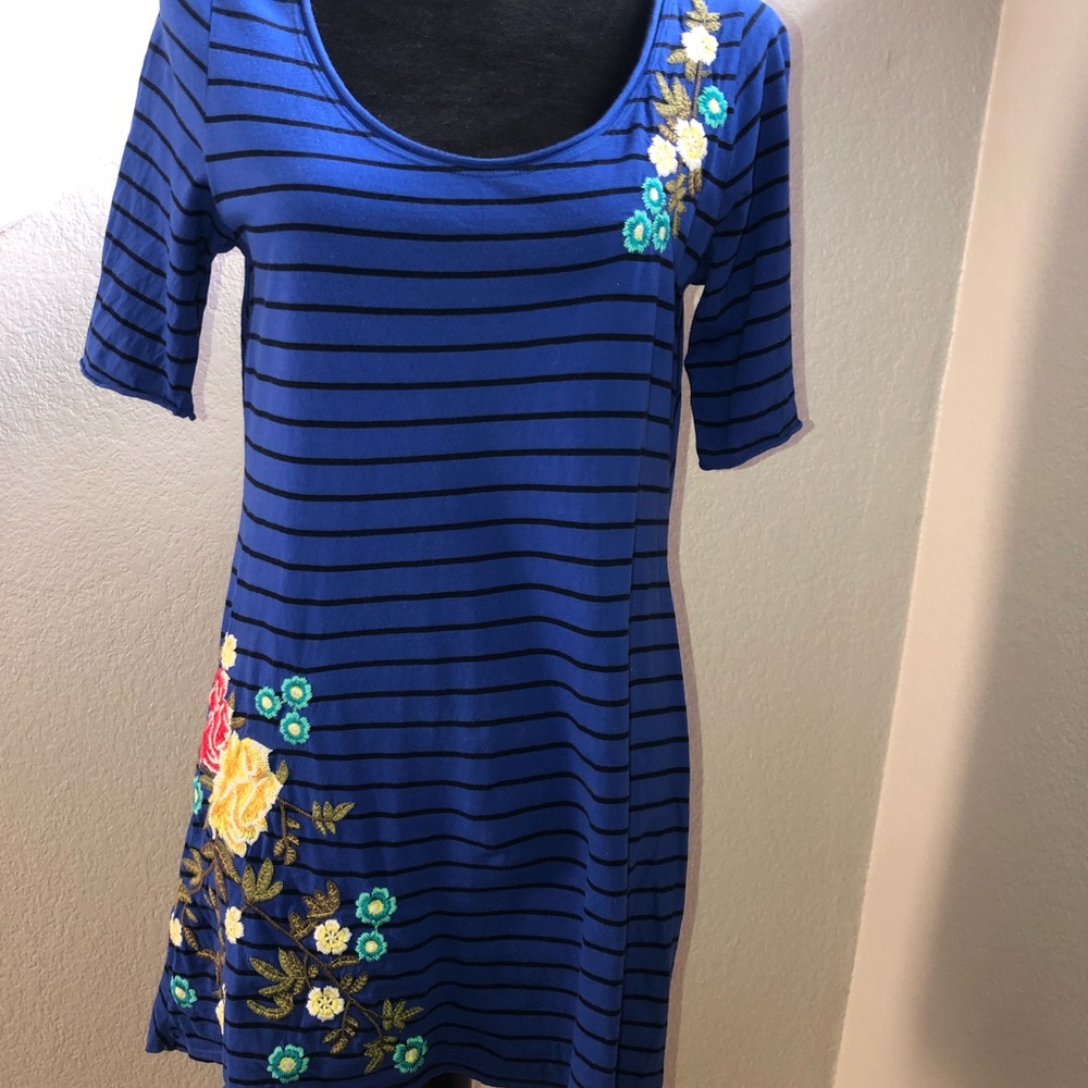 Johnny Was embroidered dress